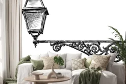 Naklejka: Stare światła uliczne