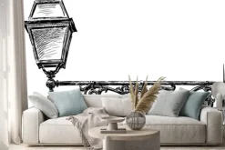 Naklejka: Stare światła uliczne