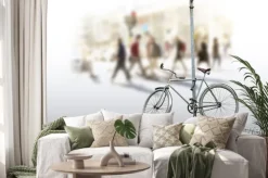 Naklejka: Staroświecki rower