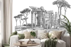 Naklejka: Starożytny grecki kolumny ilustracji