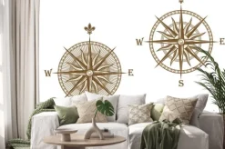 Naklejka: Starożytny kompas