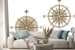 Naklejka: Starożytny kompas