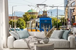 Naklejka: Stary tramwaj w sofii