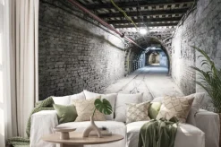 Naklejka: Stary tunel podziemny