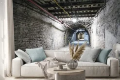 Naklejka: Stary tunel podziemny