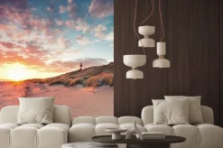 Naklejka: Strand und dünenlandschaft jestem sylter ellenbogen