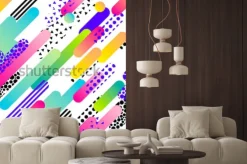 Naklejka: Streszczenie bezszwowe wektor wzór dla dziewcząt, chłopców, ubrania.