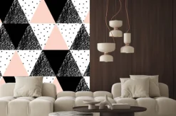 Naklejka: Streszczenie geometryczny wzór