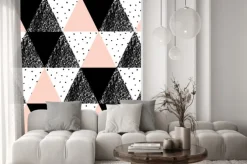 Naklejka: Streszczenie geometryczny wzór