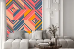 Naklejka: Streszczenie geometryczny wzór bez szwu