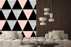 Naklejka: Streszczenie geometryczny wzór