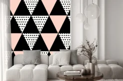 Naklejka: Streszczenie geometryczny wzór