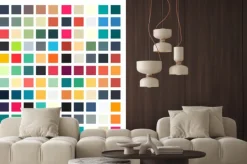 Naklejka: Streszczenie geometryczny wzór retro dla projektu