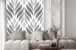 Naklejka: Streszczenie geometryczny płatek kwiatu. wektor wzór