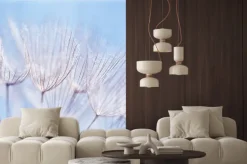 Naklejka: Streszczenie kwiat mniszka