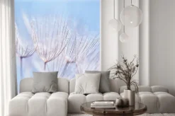 Naklejka: Streszczenie kwiat mniszka