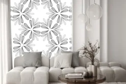 Naklejka: Streszczenie liniowy płatek. wektor wzór