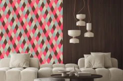 Naklejka: Streszczenie tle z rombami. geometryczny wzór