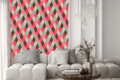 Naklejka: Streszczenie tle z rombami. geometryczny wzór