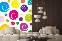 Naklejka: Streszczenie tle spirale # vector.