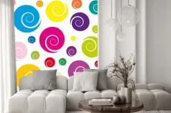 Naklejka: Streszczenie tle spirale # vector.