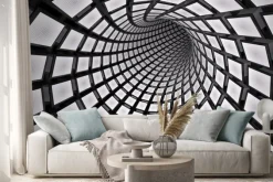 Naklejka: Streszczenie tunelu, 3d