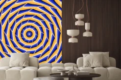 Naklejka: Streszczenie wektora złudzenie optyczne tła.