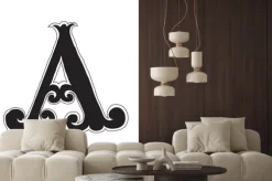 Naklejka: Styl vintage list