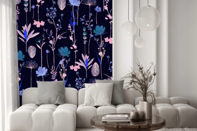 Naklejka: Stylish seamless pattern vertical repeat in vector soft and gentle