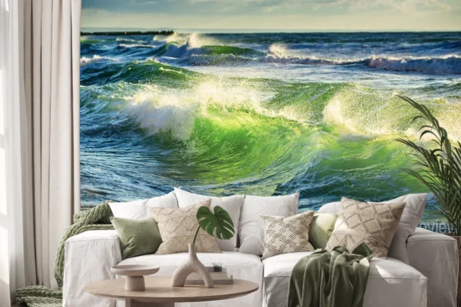 Naklejka: Sunrise wave