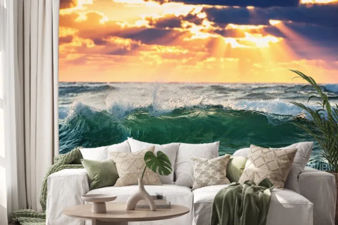 Naklejka: Sunrise wave