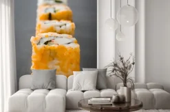 Naklejka: Sushi. japońskie jedzenie