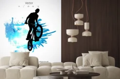 Naklejka: Sylwetka bmx rider