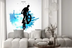 Naklejka: Sylwetka bmx rider