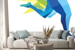 Naklejka: Sylwetka człowieka z systemem nogi przezroczyste nakładki kolory