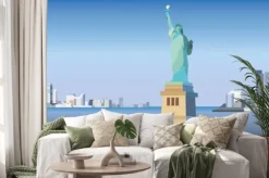 Naklejka: Sylwetka nowego jorku