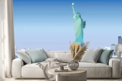 Naklejka: Sylwetka nowego jorku