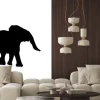 Naklejka: Sylwetka słoniątka