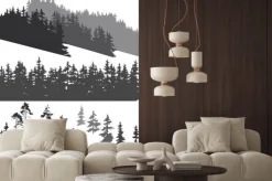 Naklejka: Sylwetki lesie