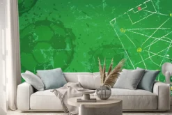 Naklejka: Szablon projektu piłka nożna / piłka nożna, wolne miejsce na