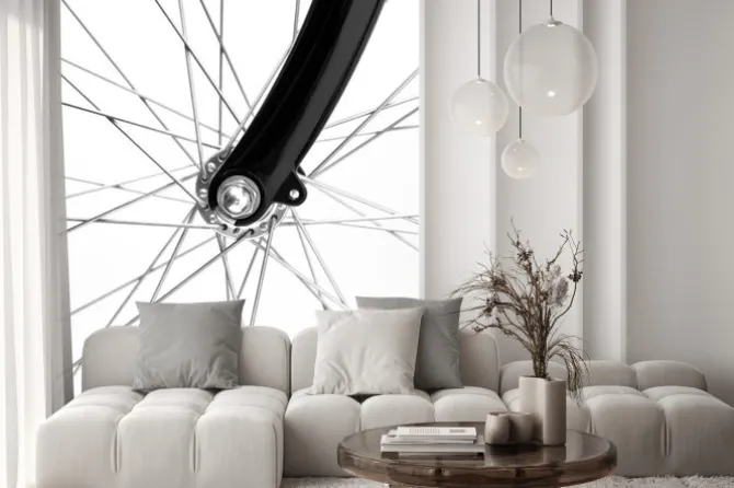 Naklejka: Szczegóły rower