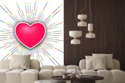 Naklejka: Szczęśliwy walentynki uroczystość tła