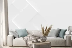 Naklejka: Szerokie białe tło (głowa strony) (3d ilustracji)