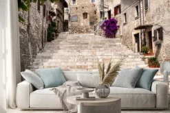 Naklejka: Szerokie kamienne schody