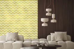 Naklejka: Szewrony złoty biały metallic faux folia chevron wzór tekstury