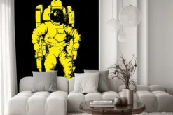 Naklejka: Szkic ilustracji astronauty