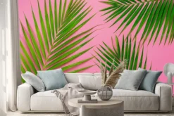 Naklejka: Table top view aerial image of summer season holiday background