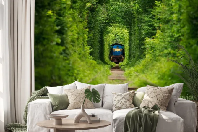 Naklejka: Tajne pociągu "tunnel of love" na ukrainie