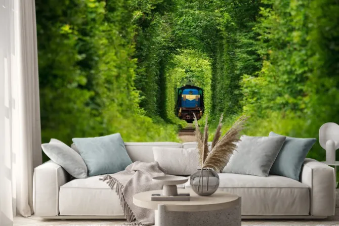 Naklejka: Tajne pociągu "tunnel of love" na ukrainie