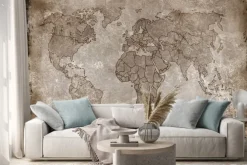 Naklejka: Tła-stare mapy